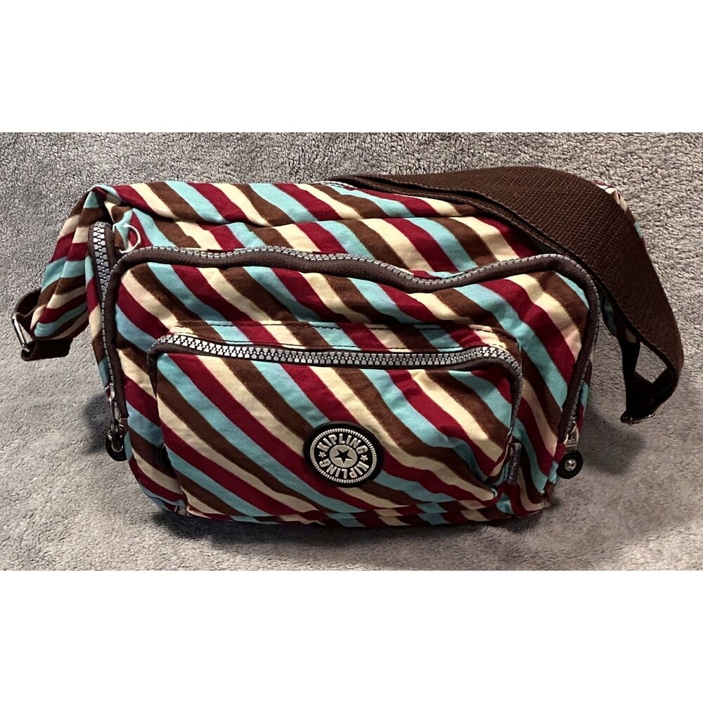 Kipling Abanu Crossbody Bag Purse Medium Geometric Print